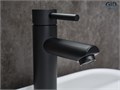 Смеситель для раковины Gid Berlin SS080-BM-K, однорычажный, черный матовый SS080BMK