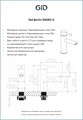 Смеситель для раковины Gid Berlin SS080-BM-K, однорычажный, черный матовый SS080BMK
