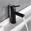 Смеситель для раковины Gid Berlin SS080-BM-K, однорычажный, черный матовый SS080BMK