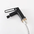 Смеситель для биде Gid Niagara L057-BM-B, однорычажный, черный матовый L057BMB