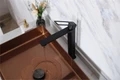 Смеситель высокий для раковины Gid Niagara L057-BM-D, однорычажный, черный матовый L057BMD