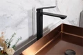 Смеситель высокий для раковины Gid Niagara L057-BM-D, однорычажный, черный матовый L057BMD