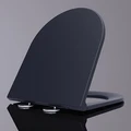 Сиденье черное матовое с микролифтом из дюропласта KR-11Bm 77719