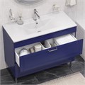 Тумба IDDIS с умывальником, напольная, 60 см, синий, Oxford (OXF60N0i95K) OXF60N0i95K