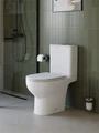 LOUNGE-TOR-2 Унитаз-компакт со смывом "Торнадо", с сиденьем дюропласт soft close, P-trap, BB2802CP/T-TOR/SC BB2802CP/T-TOR/SC