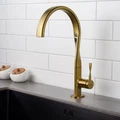 Смеситель ABBER Tanz AF8C14BG для кухни с поворотным изливом, золото брашированное AF8C14BG