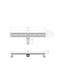 Душевой лоток CEZARES RELAX 80 см, RELAX-LD-80-Cr RELAX-LD-80-Cr