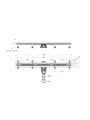 Душевой лоток CEZARES LUX 90 см, LUX-LD-90-BORO LUX-LD-90-BORO
