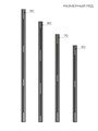 Душевой лоток CEZARES LUX 70 см, LUX-LD-70-GM LUX-LD-70-GM