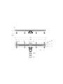 Душевой лоток CEZARES LUX 70 см, LUX-LD-70-Cr LUX-LD-70-Cr