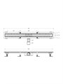 Душевой лоток BELBAGNO UNO 80 см, BB-LD-UNO-80-GM BB-LD-UNO-80-GM