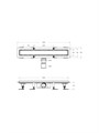 Душевой лоток BELBAGNO MARINO 50 см, BB-LD-MARINO-50-GM BB-LD-MARINO-50-GM