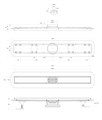 Душевой лоток BELBAGNO LUCE 70 см, BB-LD-LUCE-70-BIANCO BB-LD-LUCE-70-BIANCO