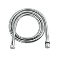 LE8030S "Аксессуары" Шланг душевой двухзагибный 1,5 м, сталь хромированная, пакет с подвесом LE8030S