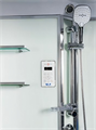 Душевой бокс WeltWasser WW500 Emmer 150х85 10000003925 с гидромассажем, профиль хром, стекло прозрачное 10000003925