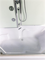 Душевая кабина WeltWasser WW500 Emmer 170х85 10000003926 с гидромассажем, профиль хром, стекло прозрачное 10000003926