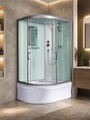 Душевая кабина WeltWasser WW500 Halle 1202 120x90 R 10000003313 профиль хром, стекло прозрачное 10000003313