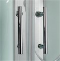 Душевая кабина WeltWasser WW500 Halle 1204 120x90 R 10000003315 с гидромассажем, профиль хром, стекло прозрачное 10000003315