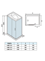 Душевая кабина WeltWasser WW500 Laine 1214 120x90 10000003277 профиль хром, стекло прозрачное 10000003277