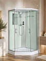 Душевая кабина WeltWasser WW500 Nesse 1002 100x100 10000003281 профиль хром, стекло прозрачное 10000003281
