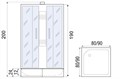 Душевая кабина River Neva Б/К 80/24 MT (10000001285) 10000001285
