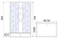 Душевая кабина River Quadro Б/К 90/70/26 MT (10000002984) 10000002984