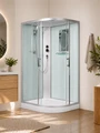 Душевая кабина WeltWasser WW500 Werra 1202 120x90 L 10000003235 профиль хром, стекло прозрачное 10000003235