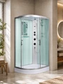 Душевая кабина Weltwasser WW500 Werra 1204 120х90 R 10000003331 с гидромассажем, профиль хром, стекло прозрачное 10000003331