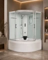 Душевая кабина WeltWasser WW500 Emmer 15055-2 150х150 10000004658 профиль хром, стекло прозрачное 10000004658