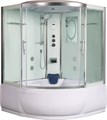 Душевой бокс WeltWasser WW500 Emmer 15055 150x150 10000003291 профиль хром, стекло прозрачное 10000003291