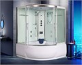 Душевой бокс WeltWasser WW500 Emmer 15055 150x150 10000003291 профиль хром, стекло прозрачное 10000003291