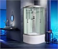 Душевая кабина WeltWasser WW500 Halle 1002 100x100 10000003243 профиль хром, стекло прозрачное 10000003243
