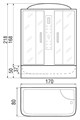 Душевая кабина River Dunay 170/80/55 MT (10000001577) 10000001577