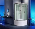 Душевая кабина WeltWasser WW500 Halle 901 90x90 10000003239 профиль хром, стекло прозрачное 10000003239