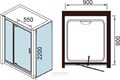 Душевая кабина Weltwasser WW1000 Maine 90x90 L 10000001062 профиль хром, стекло прозрачное 10000001062