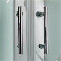 Душевая кабина WeltWasser WW500 Werra 1204 120x90 L 10000006431 с гидромассажем, профиль хром, стекло прозрачное 10000006431