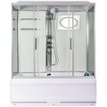 Душевой бокс WeltWasser WW500 Emmer 150х85 10000004659 профиль хром, стекло прозрачное 10000004659