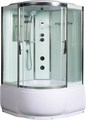 Душевой бокс WeltWasser WW500 Emmer 13555 135x135 10000003290 профиль хром, стекло прозрачное 10000003290