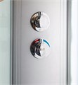 Душевой бокс WeltWasser WW500 Emmer 150х85 10000003925 с гидромассажем, профиль хром, стекло прозрачное 10000003925