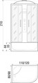 Душевая кабина River Dunay XL 120/80/44 MT L (10000006184) 10000006184