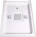 Душевая кабина Weltwasser WW500 Aller 904 90х90 10000003257 профиль хром, стекло прозрачное 10000003257