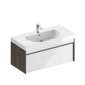 Тумба Modula/Модула подвесная 100 с ящиком 1+1, арабика MOD.100.1+1\AR