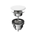 Донный клапан с керамической крышкой, белый матовый KMUNDR07MWH1
