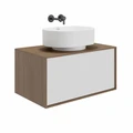 Раковина ARTBASIN Vento/АртБейзин Венто накладная 50, белая матовая VE.wb.50\WHT.M