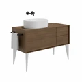 Раковина ARTBASIN Vento/АртБейзин Венто накладная 50, белая матовая VE.wb.50\WHT.M
