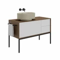Раковина ARTBASIN Vento/АртБейзин Венто накладная 50, песочная матовая VE.wb.50\SAN