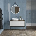 Раковина ARTBASIN Sabbia/АртБейзин Саббья накладная 50, белая матовая SA.wb.50\WHT.M