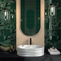 Раковина ARTBASIN Sabbia/АртБейзин Саббья накладная 50, белая матовая SA.wb.50\WHT.M