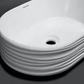 Раковина ARTBASIN Sabbia/АртБейзин Саббья накладная 50, белая глянцевая SA.wb.50\WHT