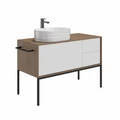 Раковина ARTBASIN Sabbia/АртБейзин Саббья накладная 50, белая глянцевая SA.wb.50\WHT